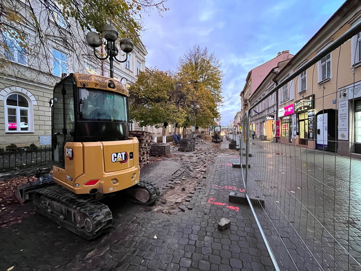 Przebudowa ul. Grunwaldzkiej w Rzeszowie [listopad 2023]